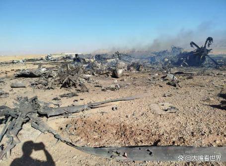 现场曝光：美军不止炸毁2架C-130，至少还有一架特战武装直升机